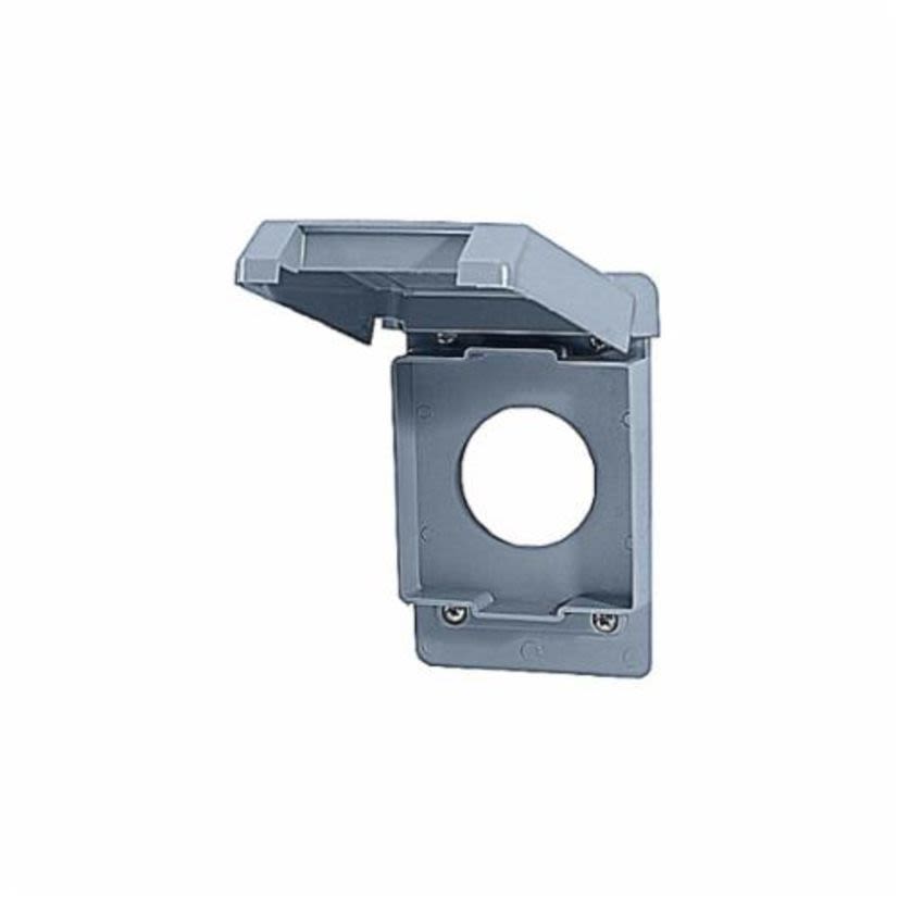 Carlon E98G20N Non-Metallic Single Weatherproof Receptacle Box Cover, 4-3/4 in L x 3 in W